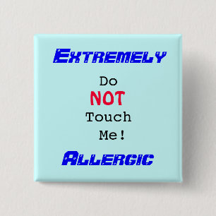DoTouch ich! NICHT extrem allergisch Button