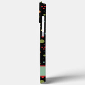 Dots and Blume Sprigs Inspirivity Retro Modern Case-Mate iPhone Hülle (Rückseite / Links)