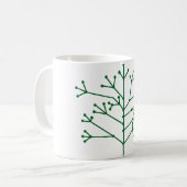 Dots and Dashes Kaffeemaschine Tasse (Vorderseite Links)