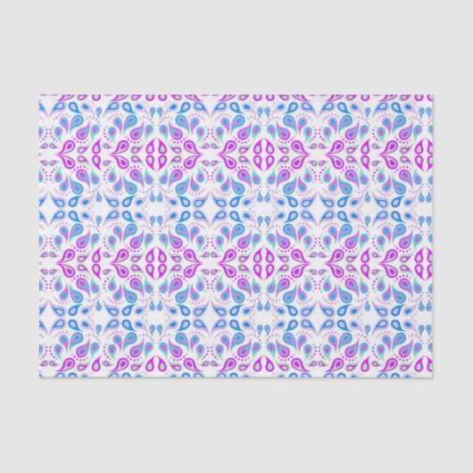 Dots and Paisley Pattern | Seidenpapier (Vorderseite)