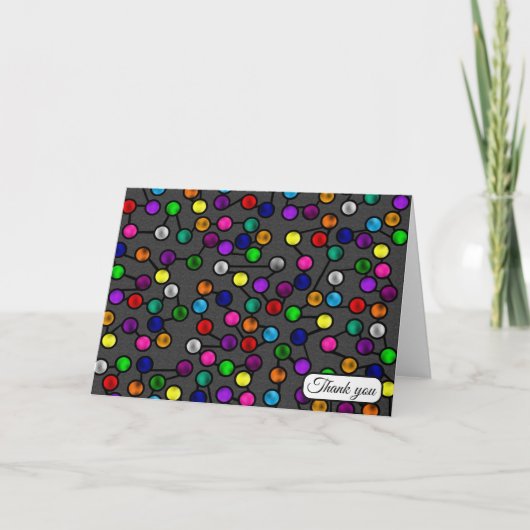 Dots and Sticks Dankeskarte (Vorderseite)