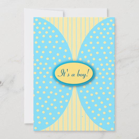 Dots Baby Dusche Einladungen (Vorderseite)