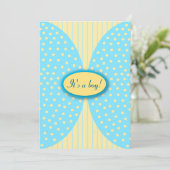 Dots Baby Dusche Einladungen (Stehend Vorderseite)