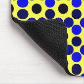 Dots Black and Blue MOUSEPAD (Ecke)