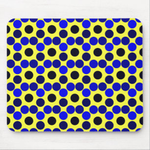 Dots Black and Blue MOUSEPAD