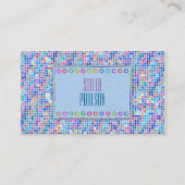 Dots Blue Visitenkarte (Vorderseite)