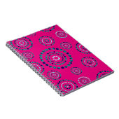 Dots Circle Power Blume + Ihr Backgr. Notizblock (Rechte Seite)