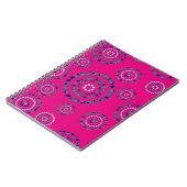 Dots Circle Power Blume + Ihr Backgr. Notizblock (Linke Seite)