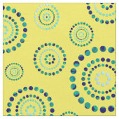 Dots Circle Power Blume + Ihr Backgr. Stoff (Nahaufnahme)