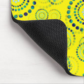 Dots Circle Power Blume II + Ihr Backgr. Idee Mousepad (Ecke)