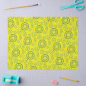 Dots Circle Power Blume II + Ihr Backgr. Idee Seidenpapier (Basteln)