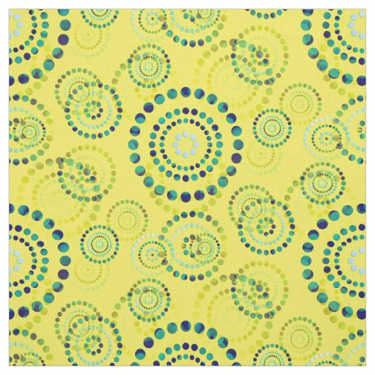 Dots Circle Power Blume II + Ihr Backgr. Idee Stoff (Muster)