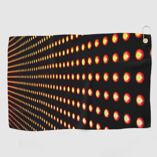 Dots-Design Golfhandtuch (Horizontal)