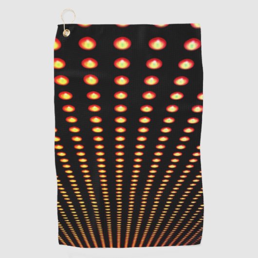 Dots-Design Golfhandtuch (Vorderseite)