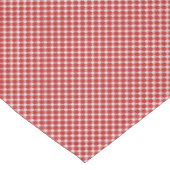 Dots Diagonal Graphic Muster Red White Tischdecke (Schrägansicht)