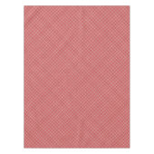 Dots Diagonal Graphic Muster Red White Tischdecke (Vorderseite)