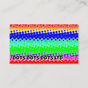 Dots Dots Dots LTD (Sie können die Wörter ändern) Visitenkarte