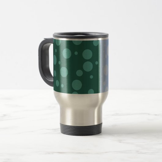 Dots Edelstahl 444 ml Reise-/Tasse Reisebecher (Vorderseite Links)