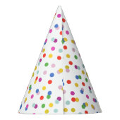 Dots Geburtstag Partyhütchen (Rückseite)