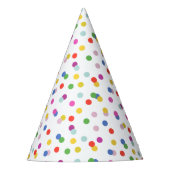 Dots Geburtstag Partyhütchen (Vorderseite)
