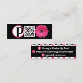 Dots Gerber Daisy Posh Visitenkarte (Vorne/Hinten)