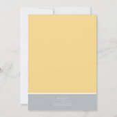 Dots Girl Custom Foto Geburtsankündigung Ankündigung (Rückseite)