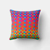 Dots Gradient-Square Throw Kissen (Rückseite)