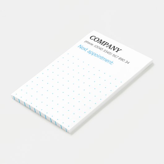 Dots Grid Graphical Modern Notes Post-it Klebezett Klebezettel (angewinkelt)