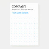 Dots Grid Graphical Modern Notes Post-it Klebezett Klebezettel (Vorderseite)