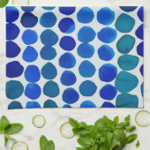 Dots Küchentücher in blau (Gefaltet)