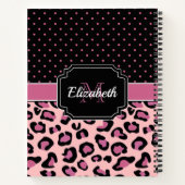 Dots & Leopard Print Notizblock (Rückseite)