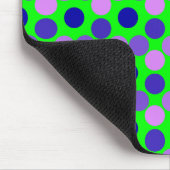 Dots Lila Green Mouse Pad sehen Mousepad (Ecke)