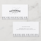 Dots Lines Muster Visitenkarte (Vorne/Hinten)