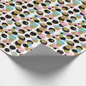 Dots-Muster 10 Geschenkpapier (Ecke)