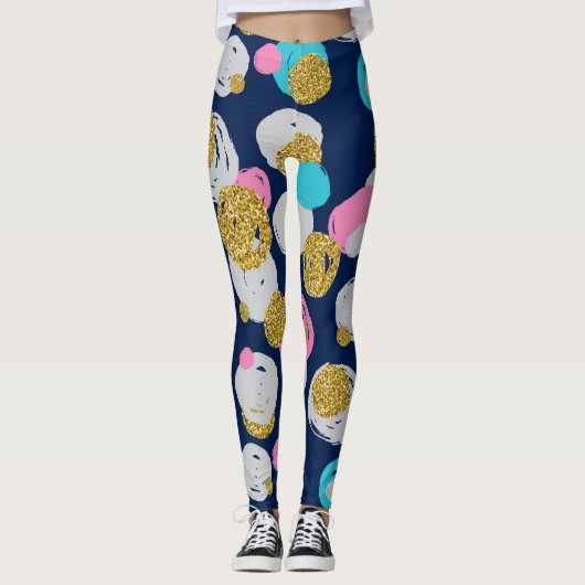 Dots-Muster 11 Leggings (Vorderseite)