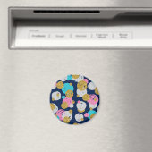 Dots-Muster 11 Magnet (In Situ (Geschirrspüler))