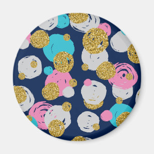 Dots-Muster 11 Magnet