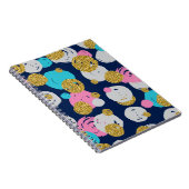 Dots-Muster 11 Notizblock (Rechte Seite)