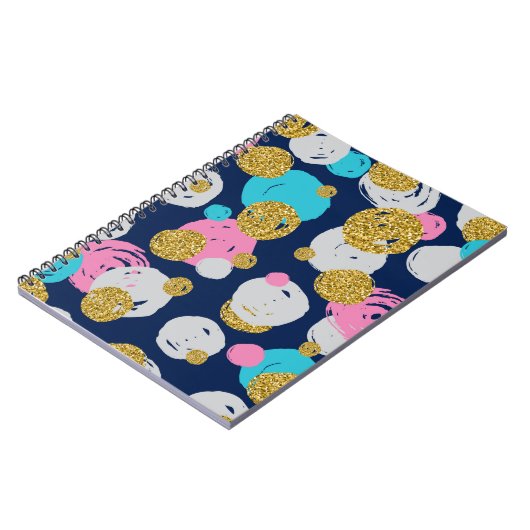 Dots-Muster 11 Notizblock (Linke Seite)