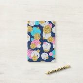 Dots-Muster 11 Post-it Klebezettel (Auf Schreibtisch)