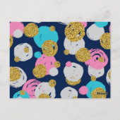 Dots-Muster 11 Postkarte (Rückseite)