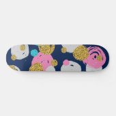 Dots-Muster 11 Skateboard (Horizontal)