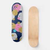 Dots-Muster 11 Skateboard (Vorderseite)