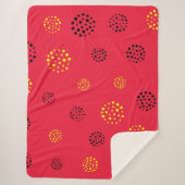 Dots-Muster 12 Sherpadecke (Vorderseite)