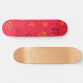 Dots-Muster 12 Skateboard (Horizontal)