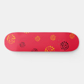 Dots-Muster 12 Skateboard (Horizontal)