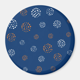Dots-Muster 13 Magnet