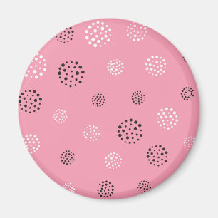 Dots-Muster 14 Magnet