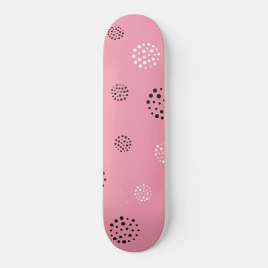 Dots-Muster 14 Skateboard (Vorderseite)