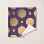 Dots-Muster 15 Badhandtuch Set (Waschlappen)